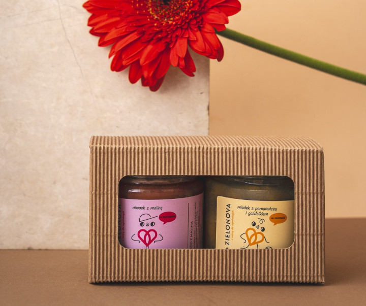 Mały zestaw dwóch miodków