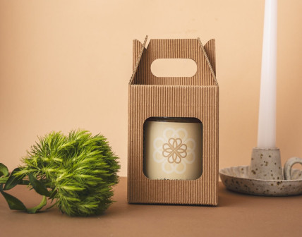 Miód w ozdobnym kartoniku z łyżeczką