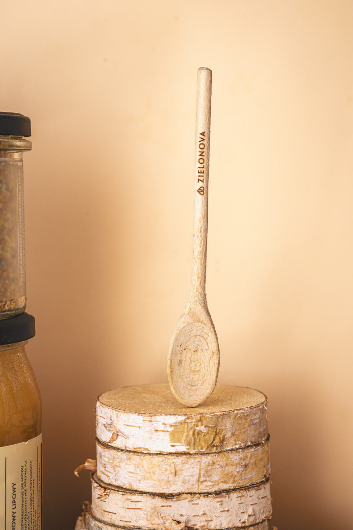 Łyżeczka drewniana z logo