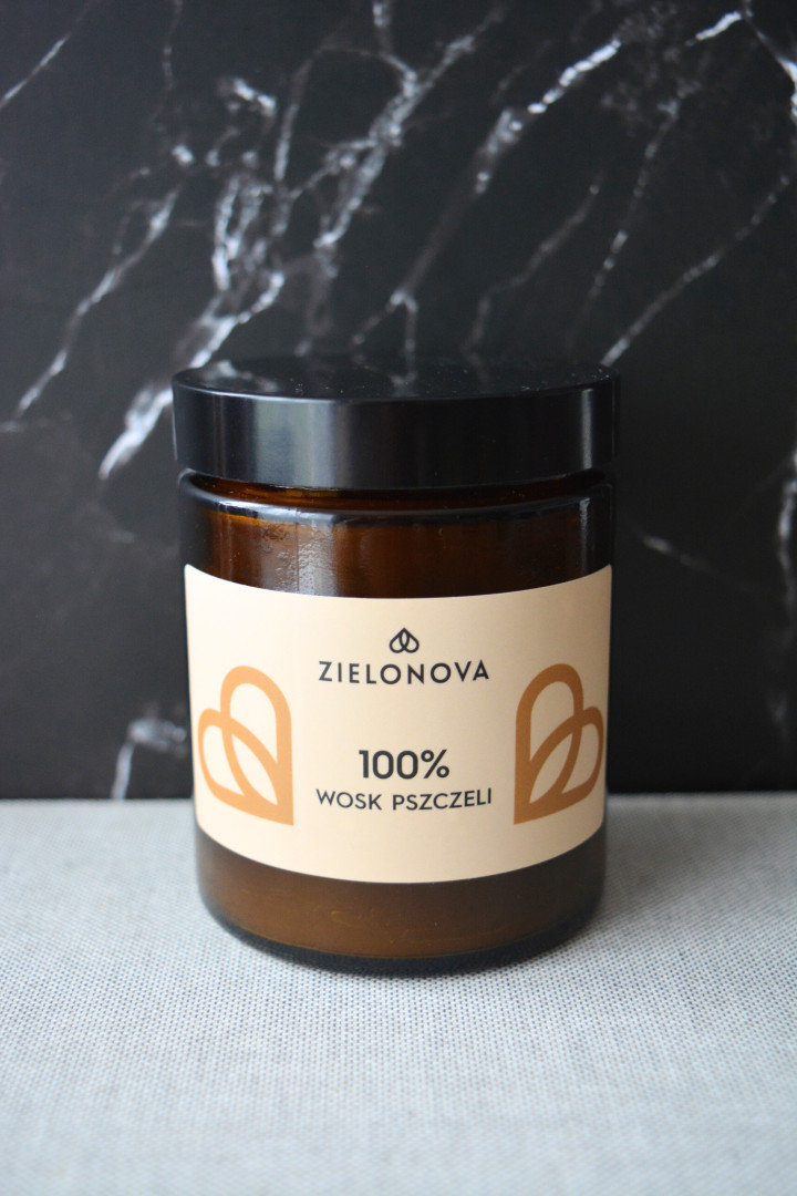 Świeca z wosku pszczelego