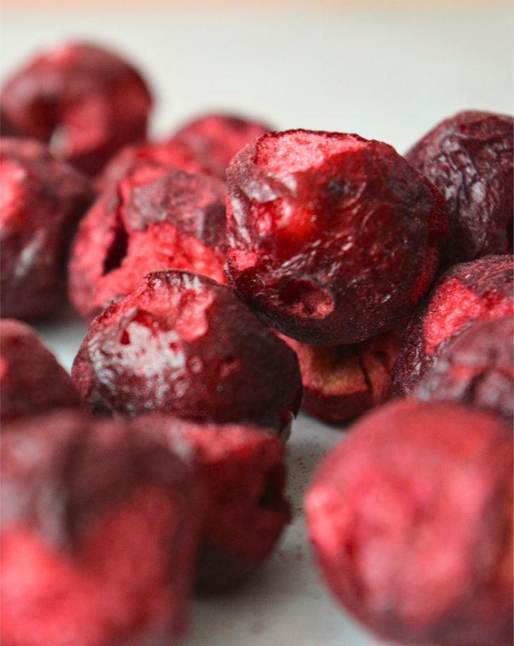 Wiśnie liofilizowane