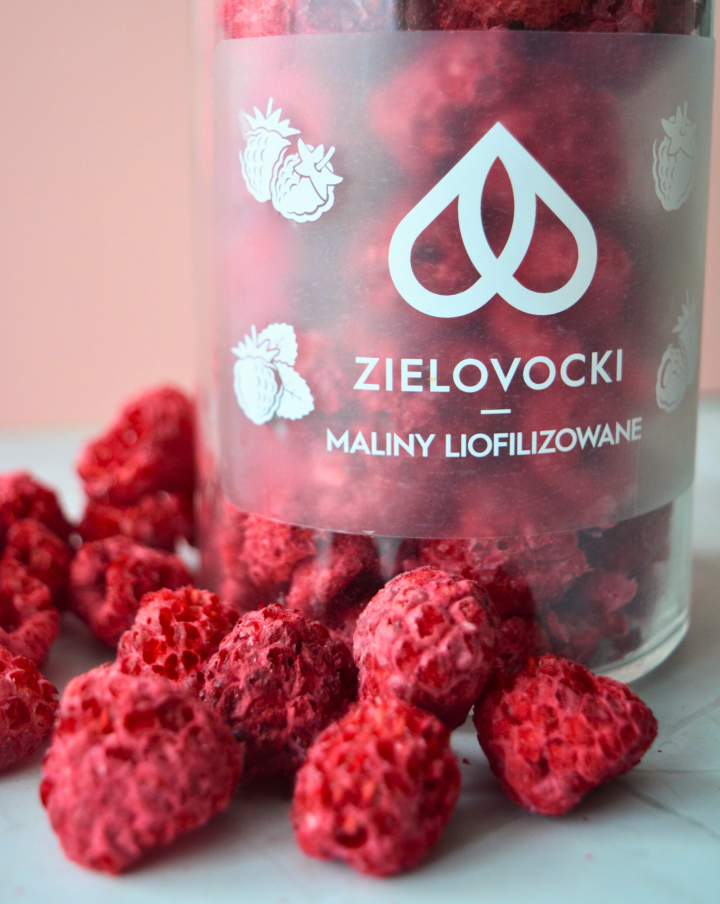 Maliny liofilizowane