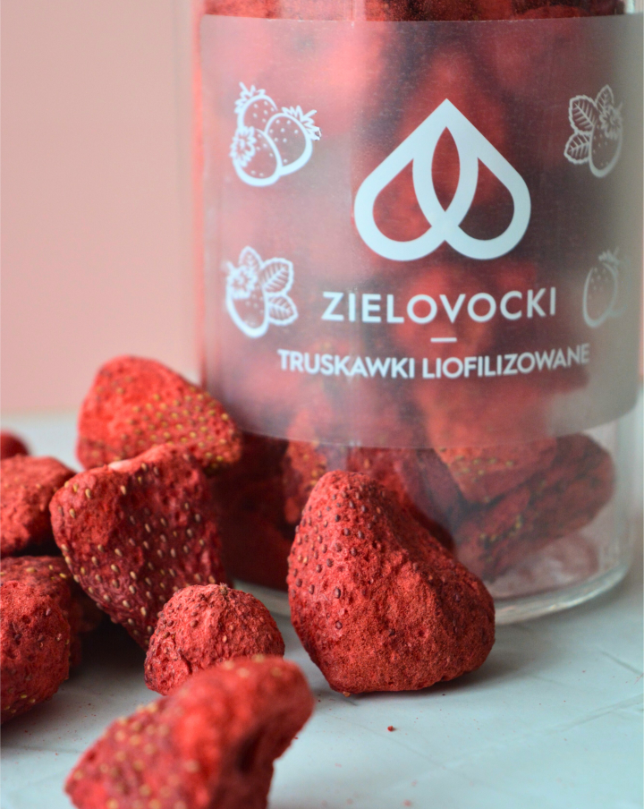 Truskawki liofilizowane