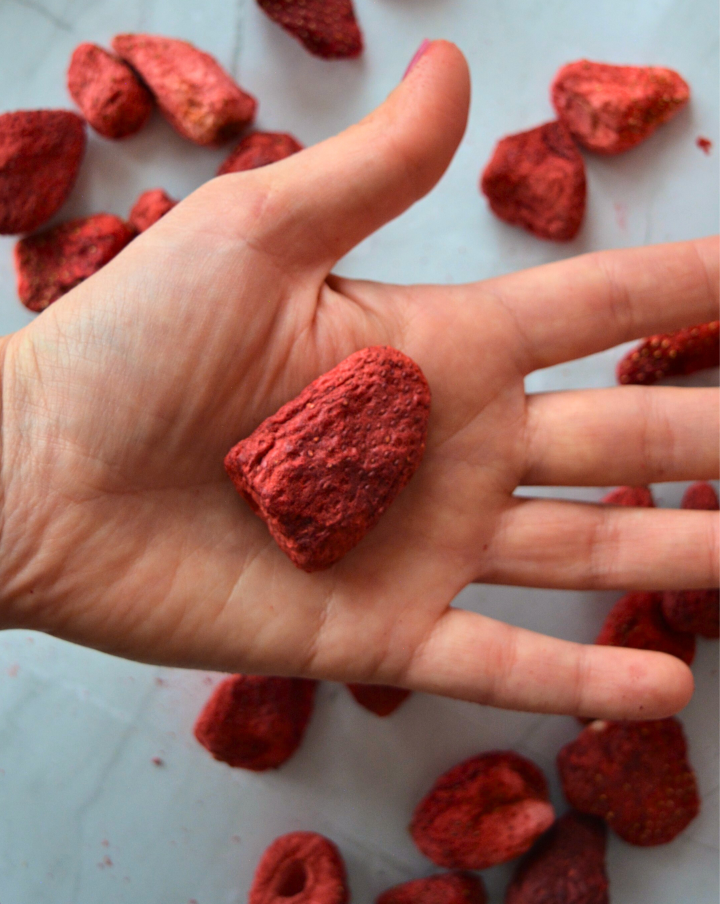 Truskawki liofilizowane