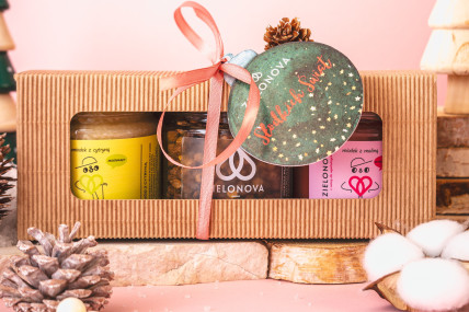 Mały zestaw trzech miodków ŚWIĄTECZNY