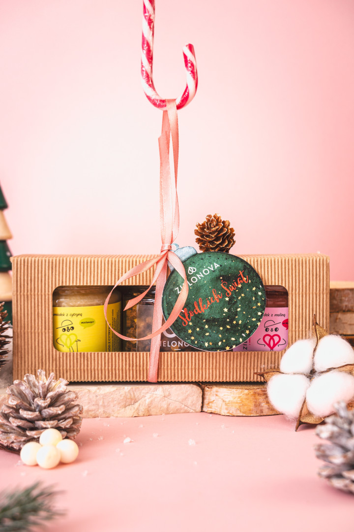 Mały zestaw trzech miodków ŚWIĄTECZNY