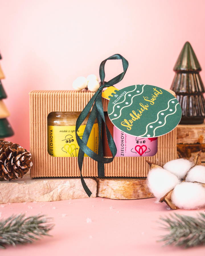 Zestaw dwóch małych miodków