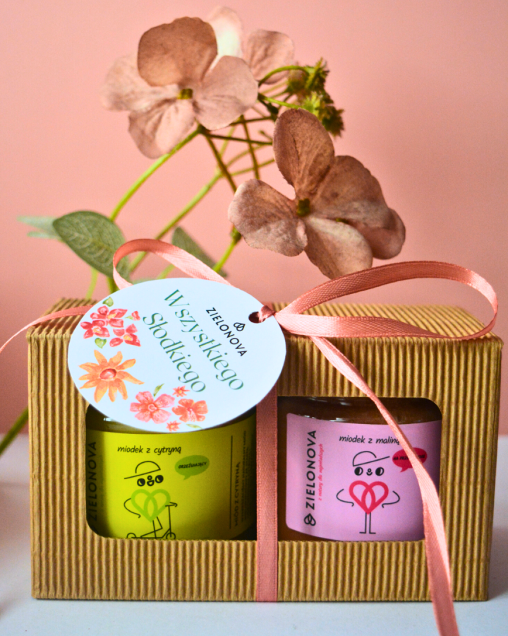 Zestaw dwóch małych miodków