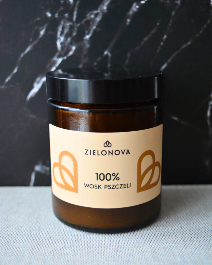 Świeca z wosku pszczelego