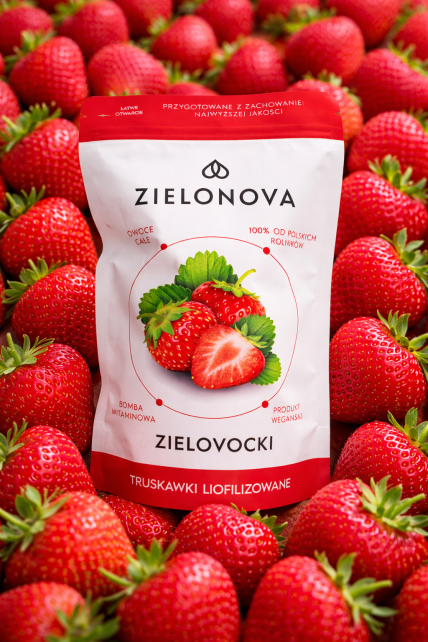 Truskawki liofilizowane 50g - DUŻE OPAKOWANIE