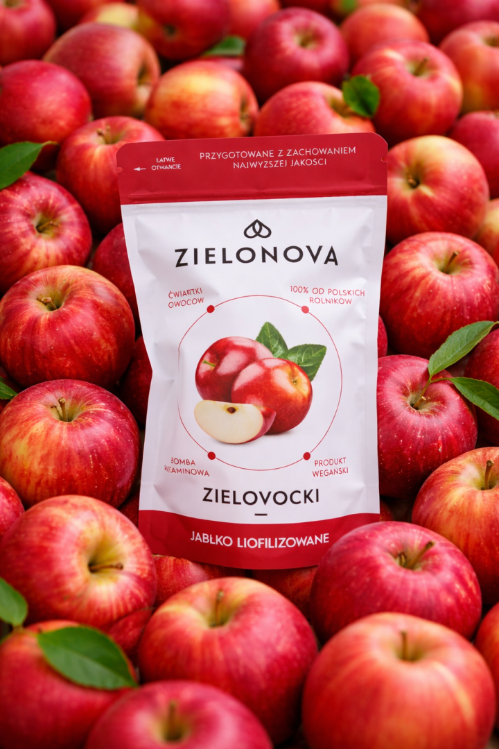 Jabłka liofilizowane 50g - DUŻE OPAKOWANIE