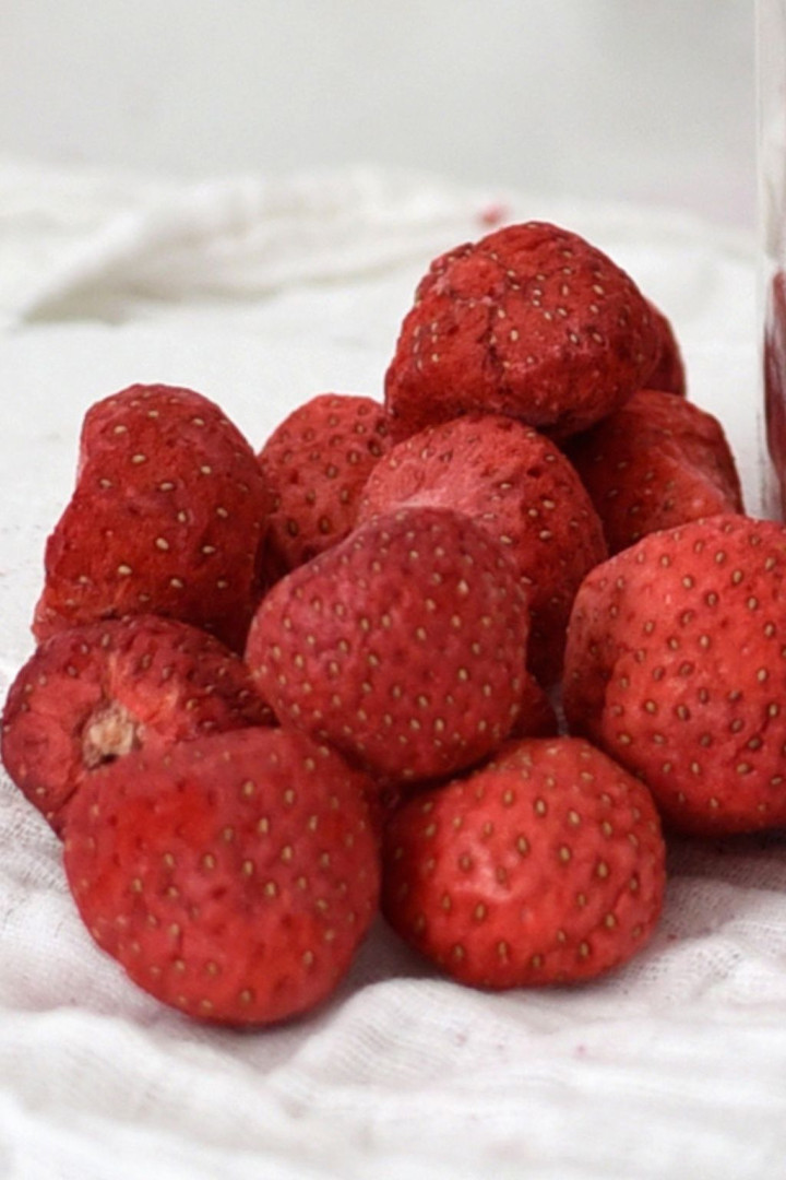 Truskawki liofilizowane 50g - DUŻE OPAKOWANIE