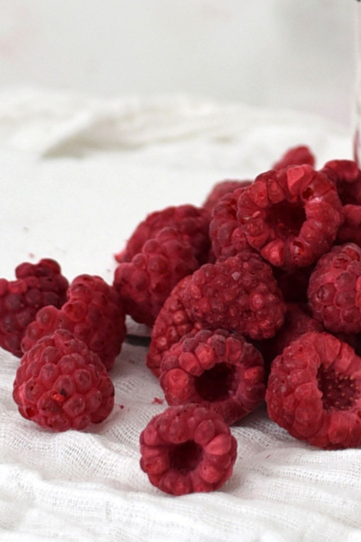 Maliny liofilizowane 70g - DUŻE OPAKOWANIE