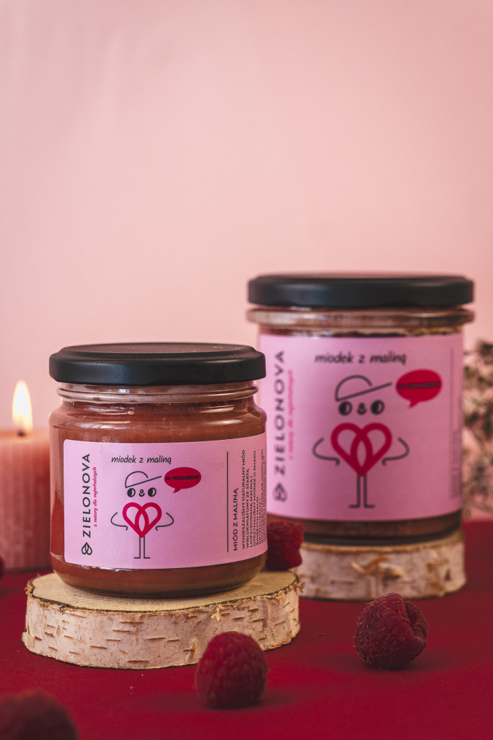 Miodek z maliną
