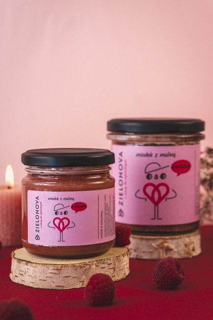 Miodek z maliną