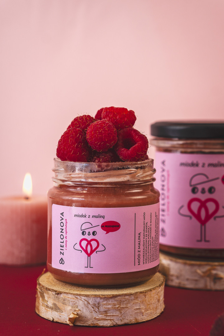 Miodek z maliną