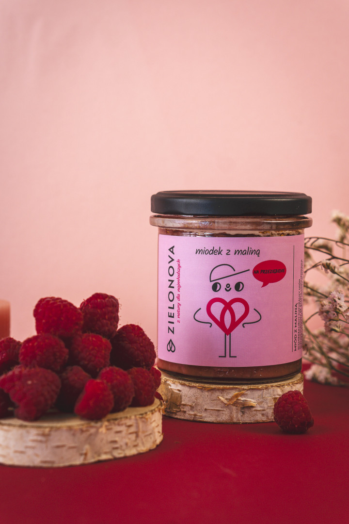 Miodek z maliną