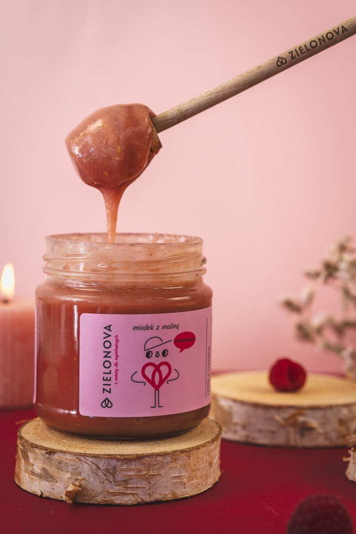 Miodek z maliną